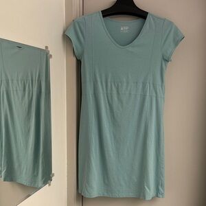 Eastern Mountain Sports Light Blue Midi Dress